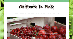Desktop Screenshot of cultivatetoplate.com